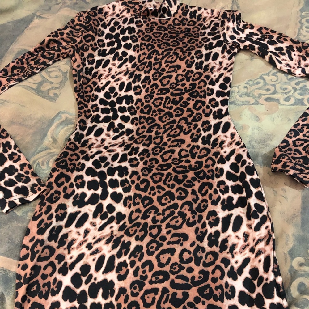 Cheetah print dress